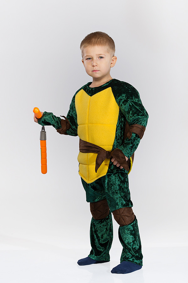 Дитячий карнавальний костюм Черепашки Ніндзя на ріст 110-116 см