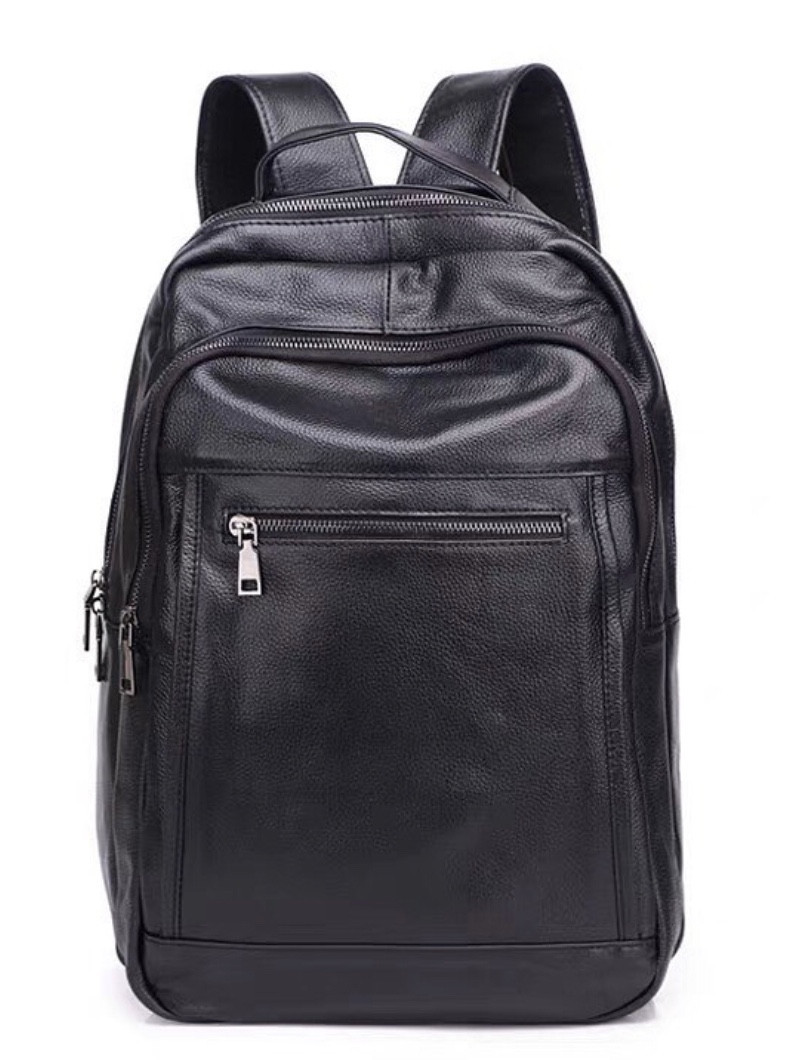 Чоловічий рюкзак шкіряний Keizer K168014-black