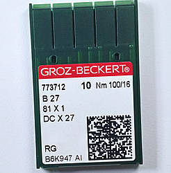 Голки Groz-Beckert DCX27 No 100