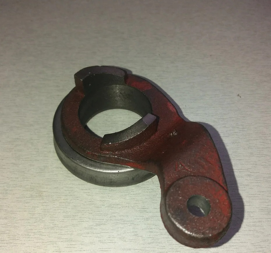 Важіль вичавного підшипника з підшипником мотоблоку 81-1 Кентавр, фото 1