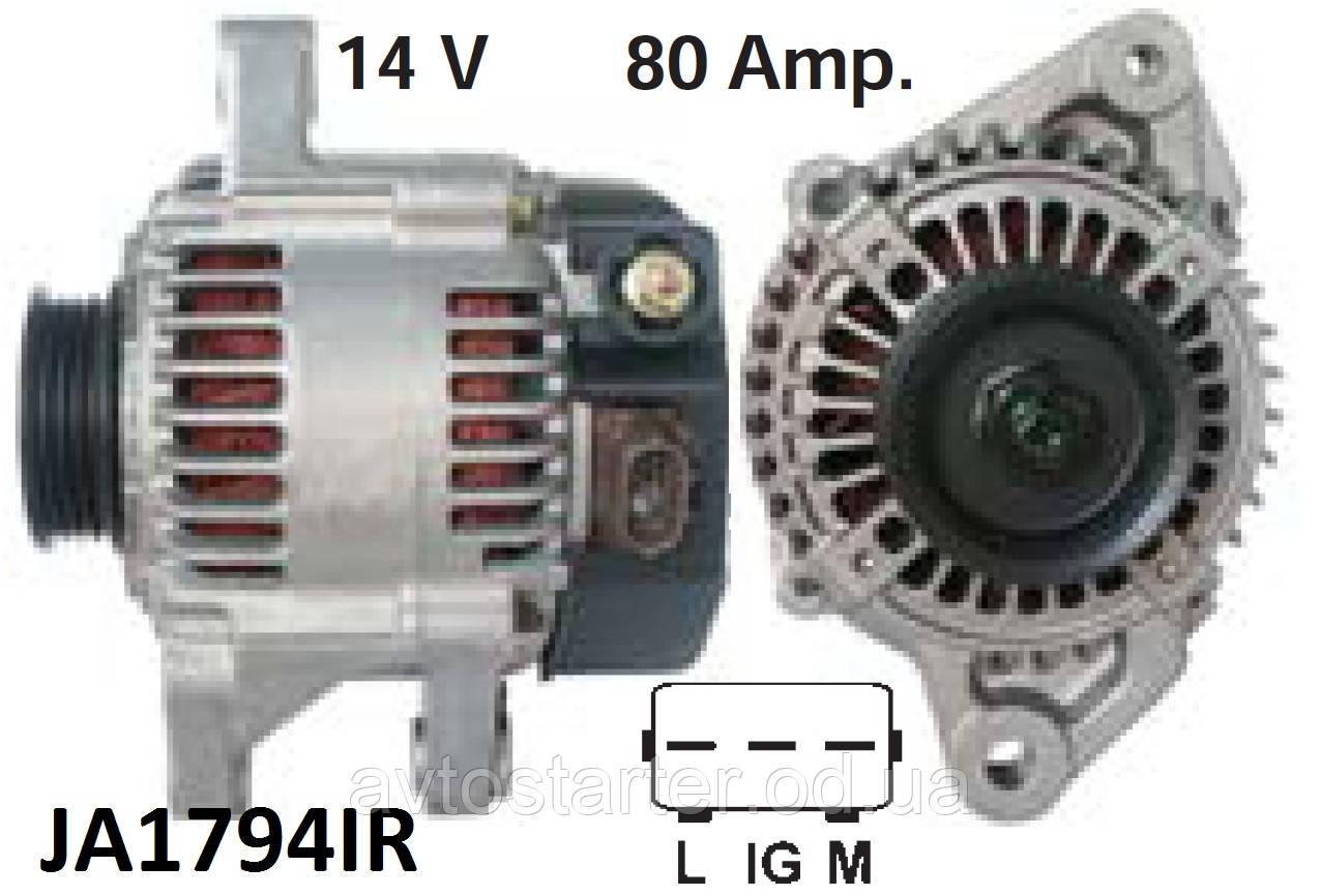 Генератор TOYOTA Yaris Verso 1.3 1.5 2NZ-FE 1NZ-FE, фото 1