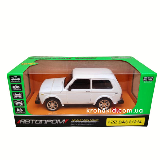 Металлическая машинка ВАЗ-21214 