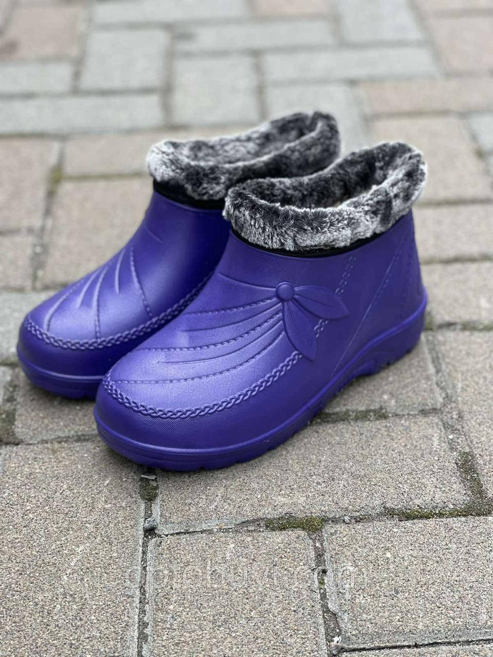 Калоші жіночі Крок на хутрі оптом