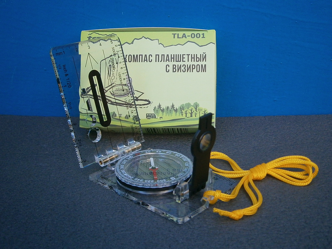 Планшетний рідинний компас Tramp TLA-001 з візиром., фото 1