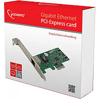 Сетевая карта PCI-E 1x, Gembird NIC-GX1, 10/100/1000 Мбит/сек