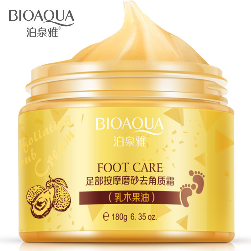 Крем скатка для ніг очищення і живлення з авокадо BIOAQUA Foot Care Avocado (180г)