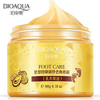 Крем скатка для ног очищение и питание с авокадо BIOAQUA Foot Care Avocado (180г)