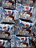 Белорусские шоколадные конфеты Птичье молоко крупный корпус фабрика Коммунарка