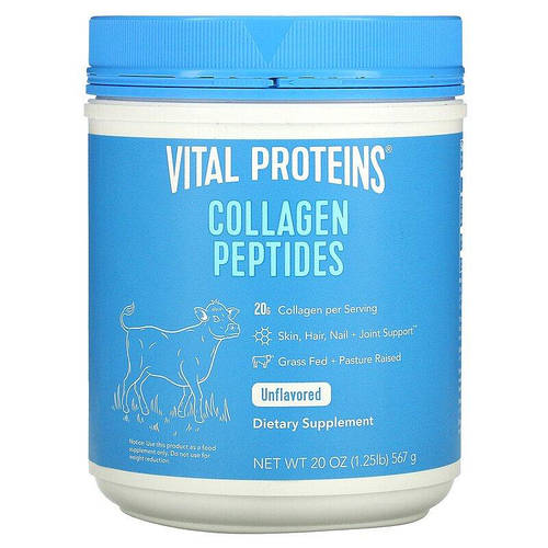 Купить Vital Proteins, collagen peptides, пептиды коллагена, без ...