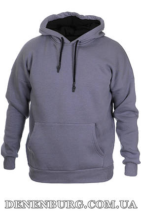 Толстовка чоловіча SUPERBLUE oversize 21-8541 сіра, фото 2
