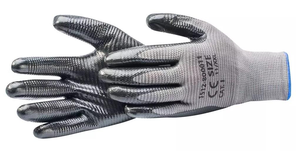 Рукавиці робочі, ХXL, з нітриловим покриттям (1512-800011), фото 1