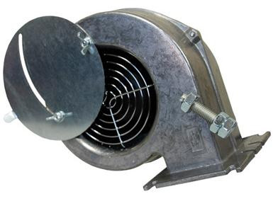 Вентилятор DOMER DM-120 алюмінієвий для твердопаливного котла, фото 1
