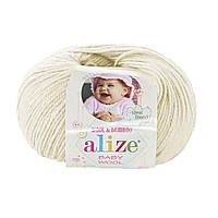 Alize Baby Wool кремовій №01
