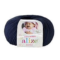 Alize Baby Wool темно синий №58