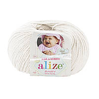 Alize Baby Wool bilyy №55