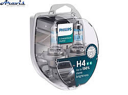 Галогенка H4 12V 60/55W +150% X-treme Vision Pro Philips Box-2шт 12342XVPS2