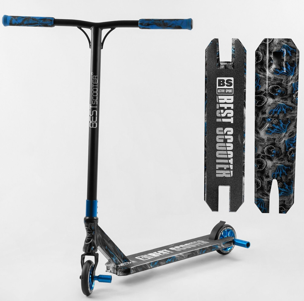 Самокат трюковий Best Scooter, пегі, HIC-система, BS-77566, фото 1