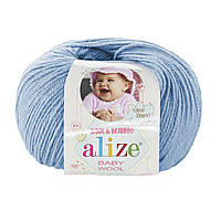 Alize Baby Wool голубой №350