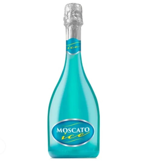 Шампанське Вино Ігристе Бірюзове Мускат Айс Moscatto Ice Caldirola Кальдирола 0.75 л Італія