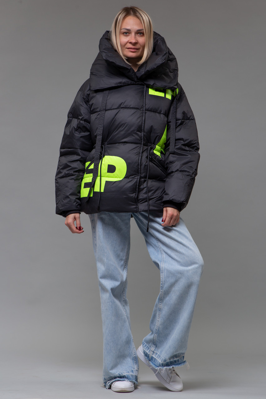 Пуховик TOWMY 3031 black green