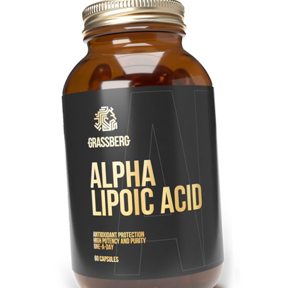 Альфа ліпоєва кислота Grassberg Alpha Lipoic Acid 60 капсул