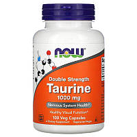 Taurine Double Strength 1000 мг Now Foods 100 капсул