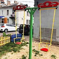 Гойдалка Подвійна Кульбаба М2. Розмір 2550х180х2100 мм. Колір на вибір