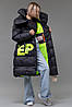 Пуховик TOWMY 3031 black green, фото 8