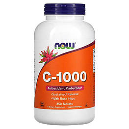 Vitamin C-1000 Now Foods 250 таблеток