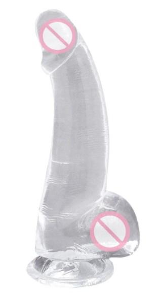 Фалоімітатор реалістичний з мошонкою - Alive Jelly Dildo Ranger,21 см, діаметр 4 см