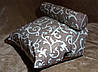 Трикутна подушка з валиком під шию і кишенькою, з наволочкою в комплекті., фото 2