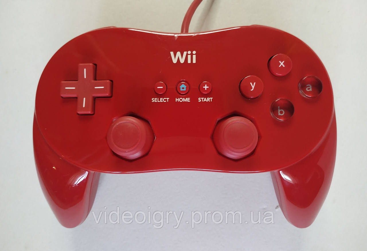 Classic Controller Pro Red Official Nintendo Wii БУ (червоний)