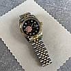Годинник Rolex Datejust Diamond 36 mm Silver-Gold-Black преміального ААА класу, фото 5