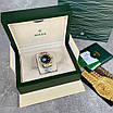 Годинник Rolex Datejust Diamond 36 mm Silver-Gold-Black преміального ААА класу, фото 6