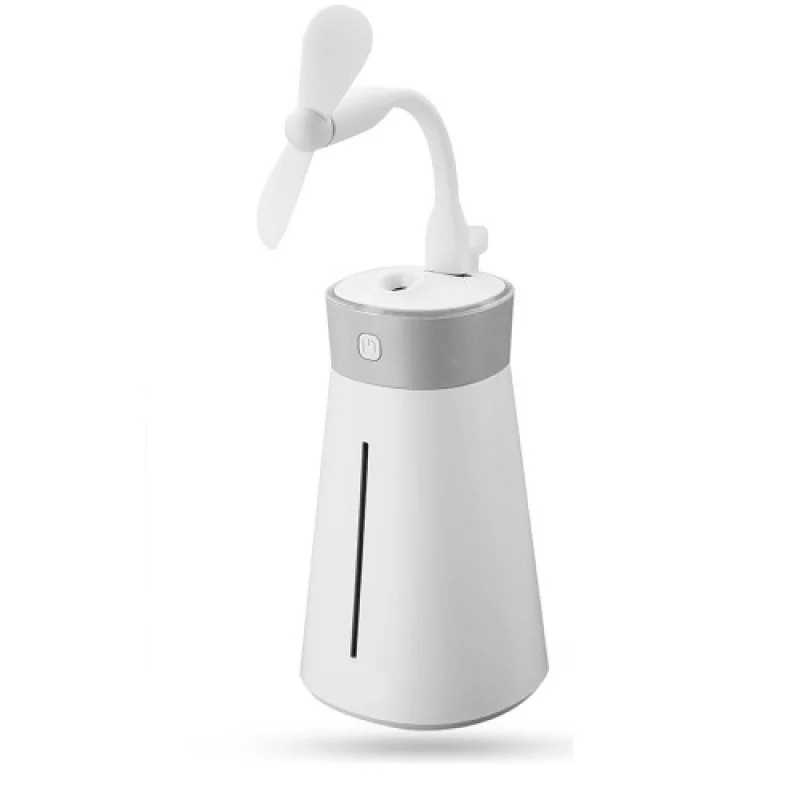 Увлажнитель воздуха BASEUS Slim waist Humidifier with accessories |380mL, лампа, вентилятор| Белый - фото 4 - id-p1479119857