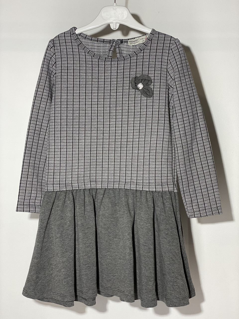 Плаття для дівчинки Toontoy 16572 140 см Сірий