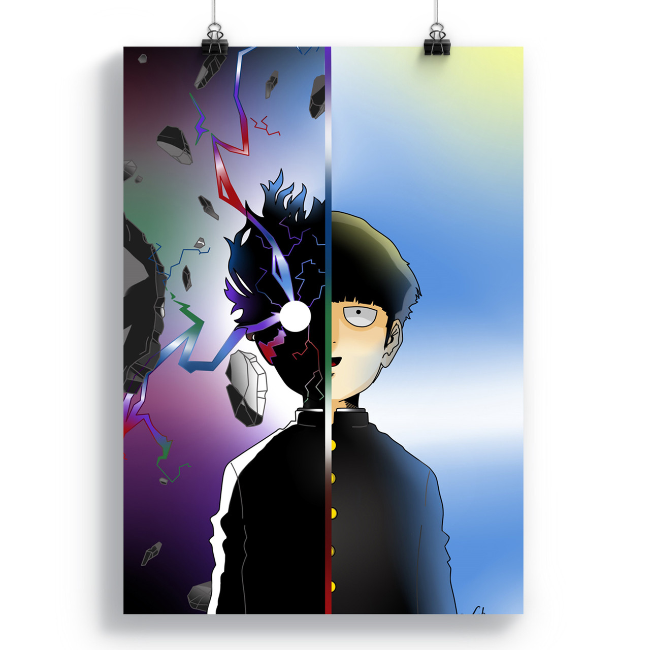 Плакат Моб Психо 100 | Mob Psycho 100 10
