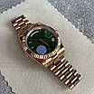 Годинник Rolex Oyster Perpetual Gold-Green преміального ААА класу, фото 8