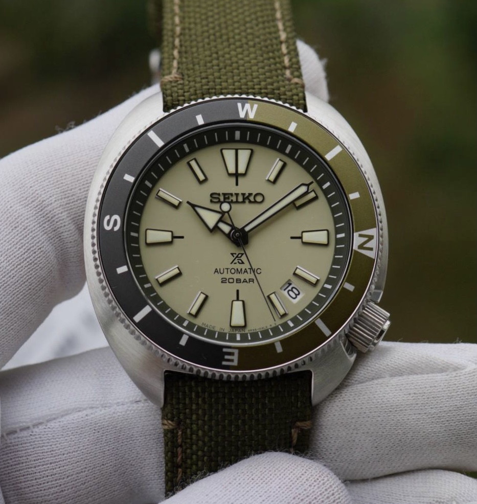Чоловічі годинники Seiko SRPG13J1 Land Tortoise Prospex Automatic 200m