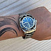 Наручний годинник Rolex Deepsea Sea-Dweller Silver-Black-Blue преміального ААА класу, фото 3