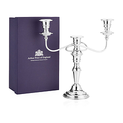 Підсвічник посріблений на три свічки 30 см Arthur Price
