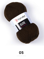 Нитки пряжа для в'язання акрилова ELITE YarnArt Еліт Ярнарт № 05 - іриска