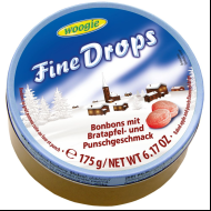 Льодяники Fine Drops Woogie зі смаком печеного яблука, 200 гр