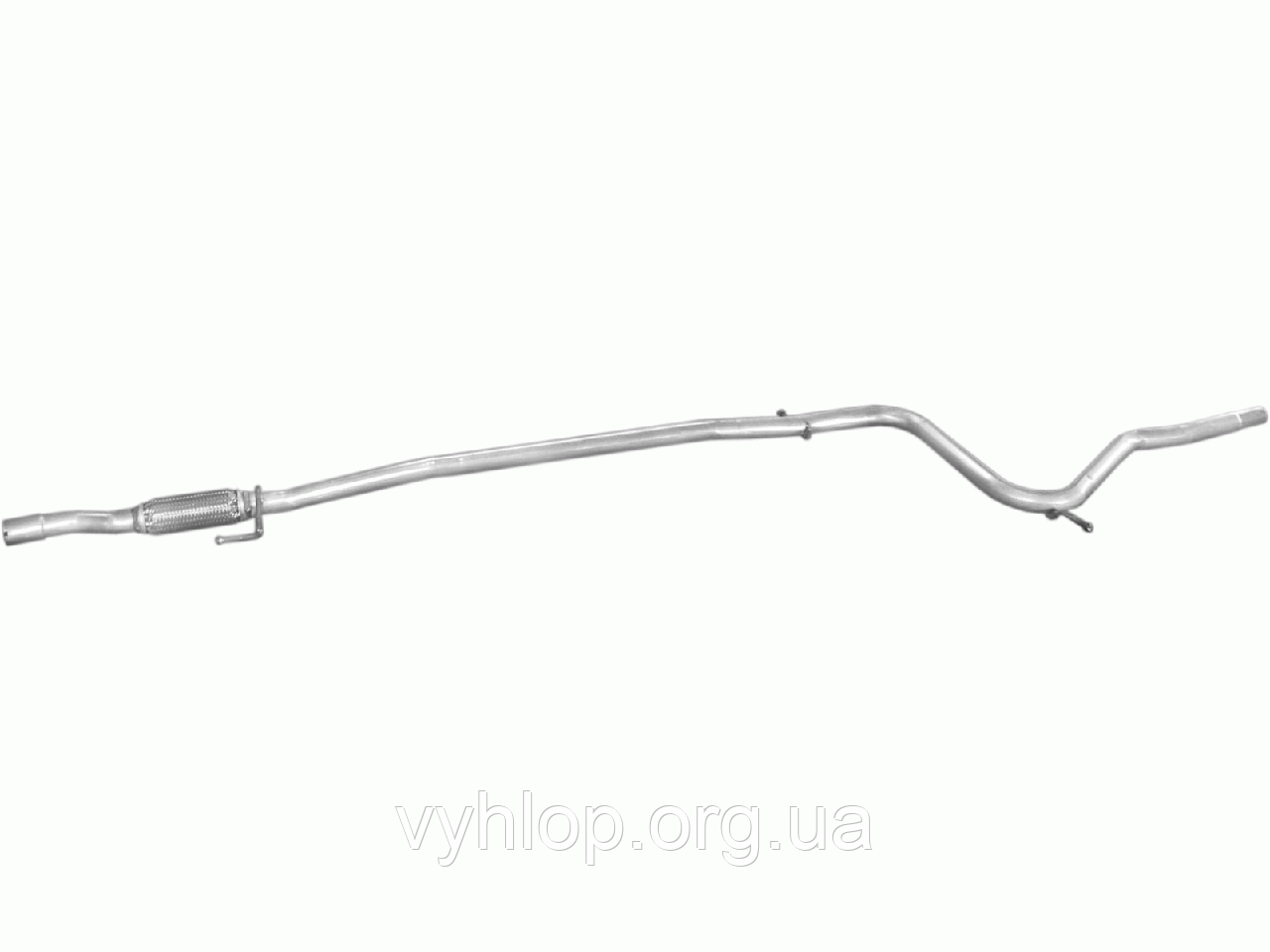 Труба середня Фіат Паліо (Fiat Palio) 1.2 -8V 06/01-03 (07.456) Polmostrow
