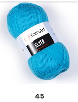 Нитки пряжа для в'язання акрилова ELITE YarnArt Еліт Ярнарт № 45 - блакитний