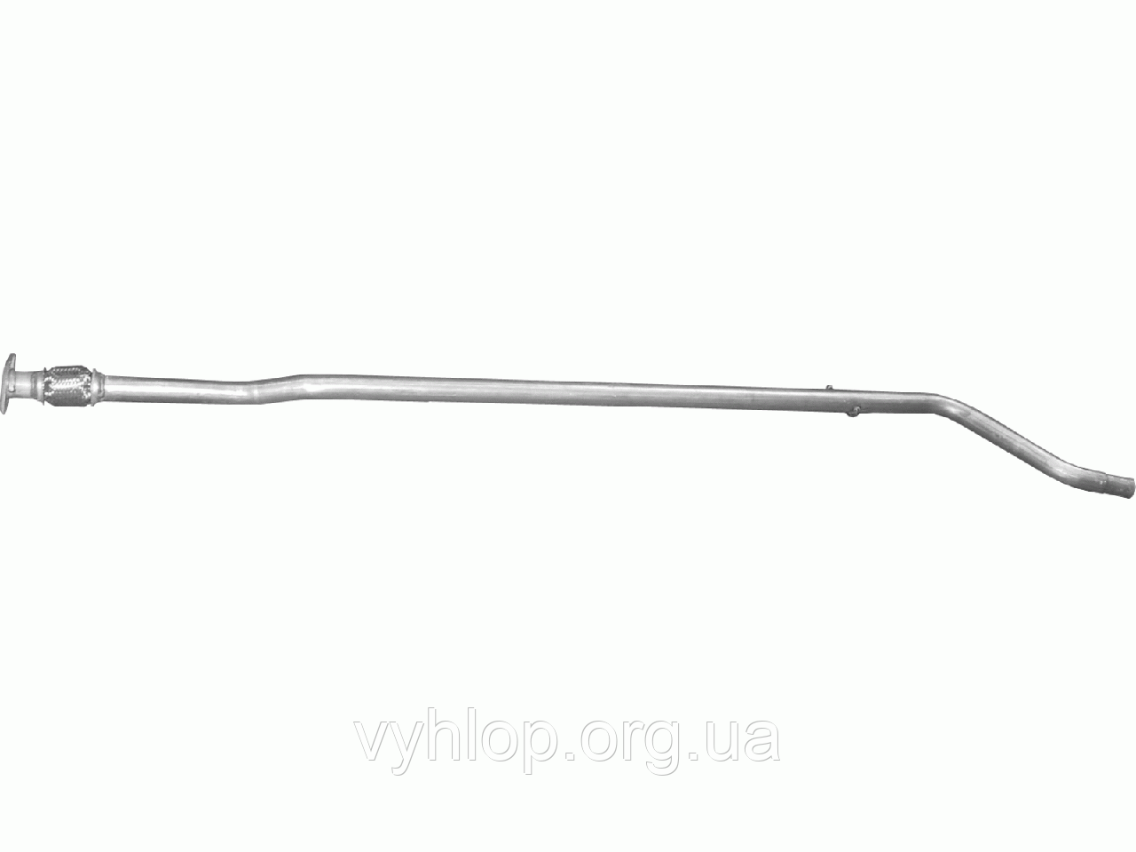 Труба середня Фіат Пунто II (Fiat Punto II) 1,2-8V 09/05-10/09 (07.399) Polmostrow