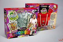 Набір креативного творчості danko toys сОВ-01-02 my color bag сумка розмальовка