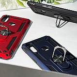 Броньований чохол Serge Ring Xiaomi Redmi K30 темно-синій, фото 8