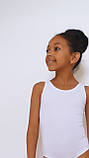 Дитяче трико без рукава біле на 9-10 років, Біфлекс, Без рукава, фото 2