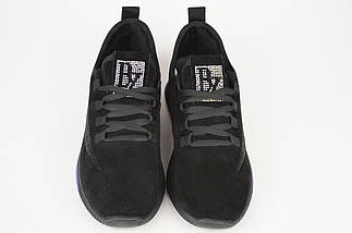 Кросівки замшеві Lonza 369111 39 Чорний з фіолетовим 36, фото 5